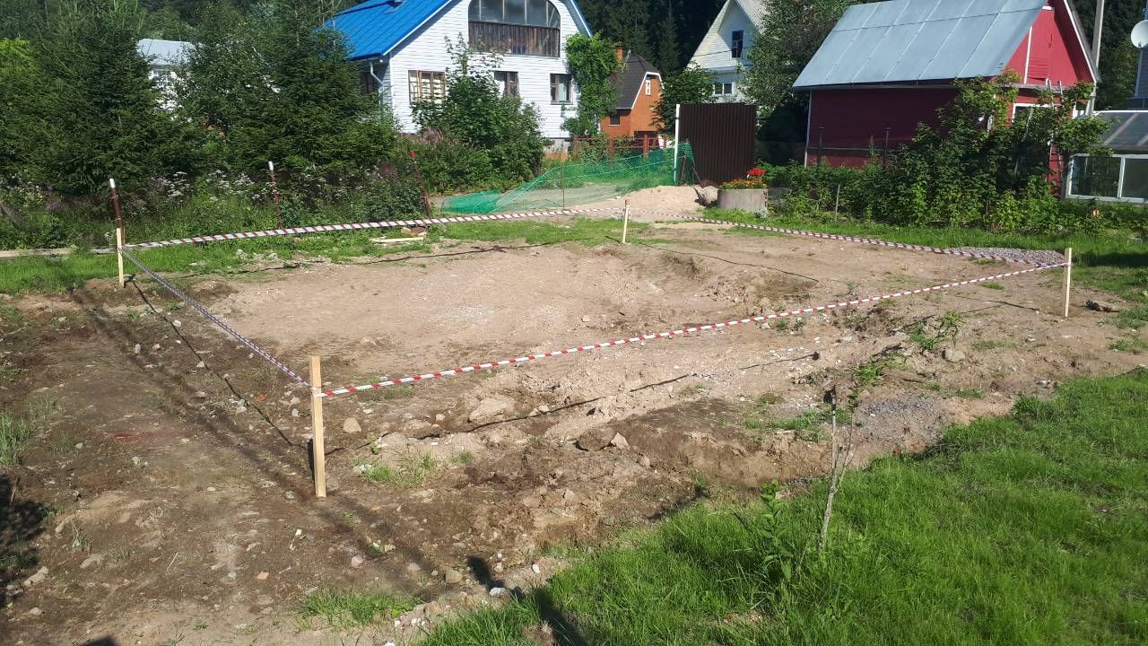 Строительство газобетонного дома в Рощино